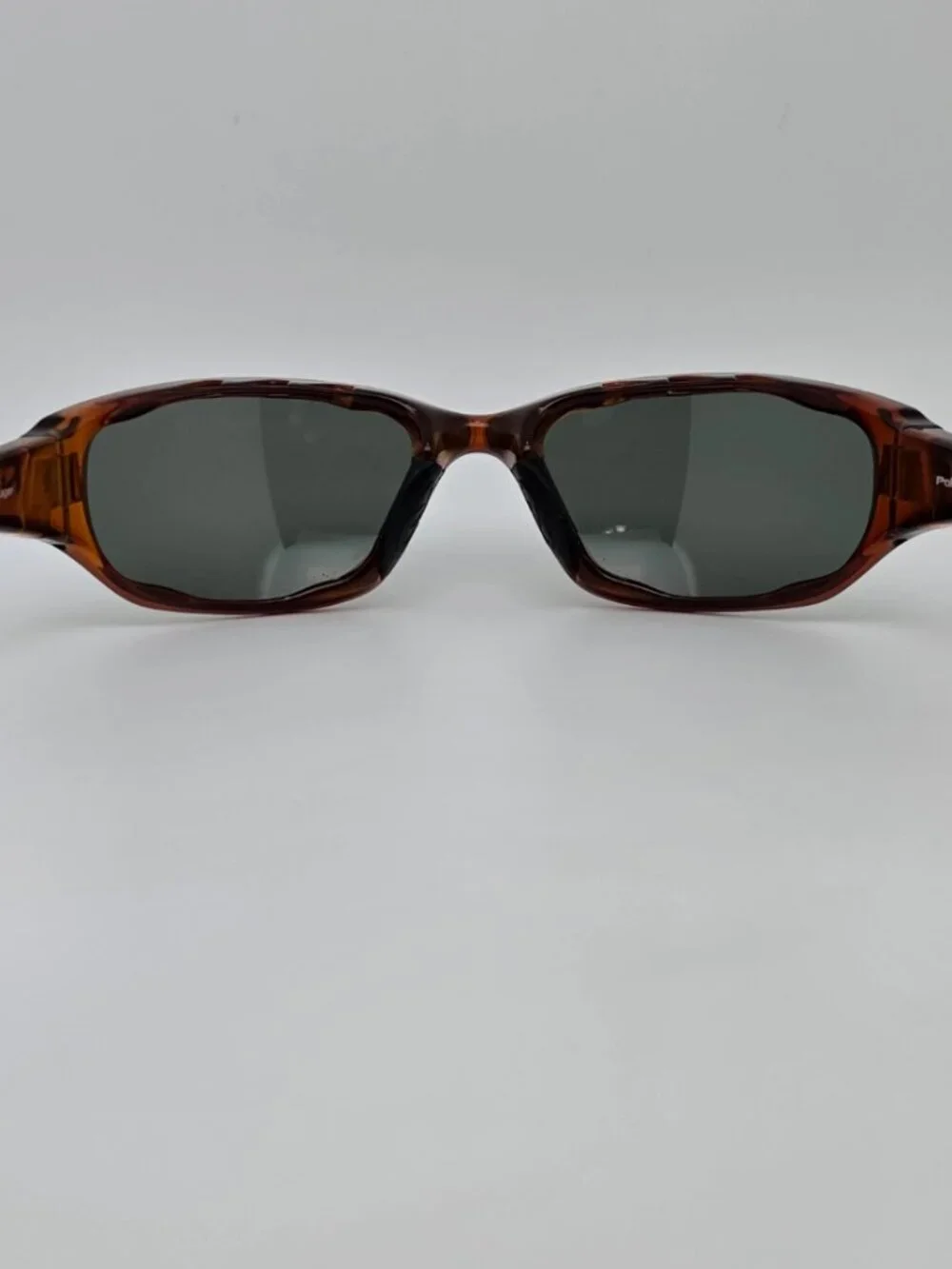 Native Throttle Lager Frame Polarized Green Lens Sunglasses Italy 57-16-128